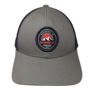 Scheels Est. 2024 Snapback Trucker Hat Brown One Size Adjustable Mesh Back